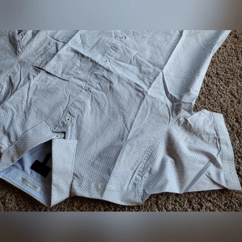 Good Man Brand Button Down Short Sleeve Shirt Medium NWOT - Picture 3 of 12